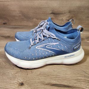Brooks Glycerin 20 Womens 8 Shoes Blue Purple Running Walking Gym Sneaker